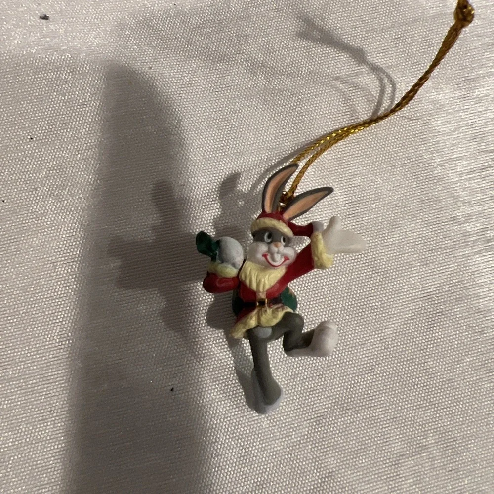 Vtg- 9 Mini Looney Tunes Warner‎ bros Ornaments Tweety, Tas, Fudd, Pepe,Yosemite